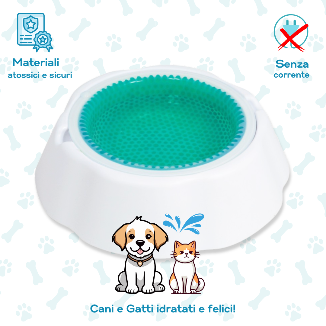 Ice Bowl - Ciotola Refrigerante per Cani e Gatti