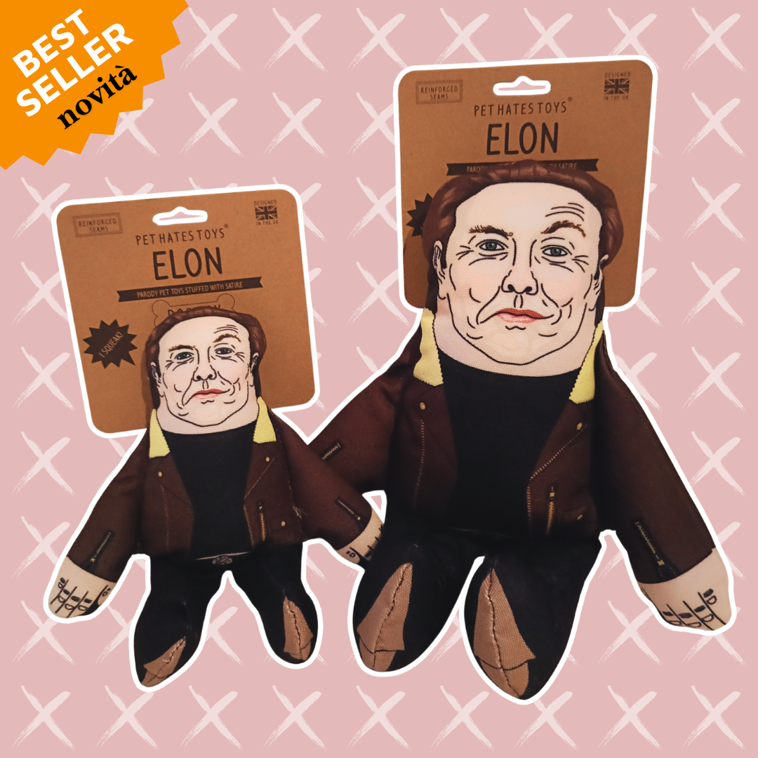 Elon® – Pupazzo Parodico per Cani EDIZIONE SPECIALE LIMITATA