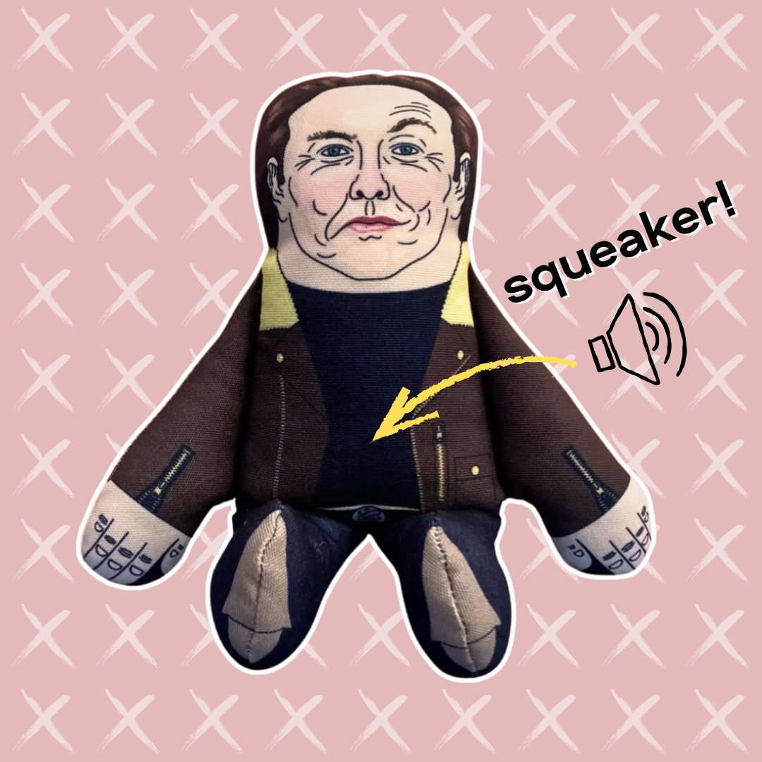 Elon® – Pupazzo Parodico per Cani EDIZIONE SPECIALE LIMITATA