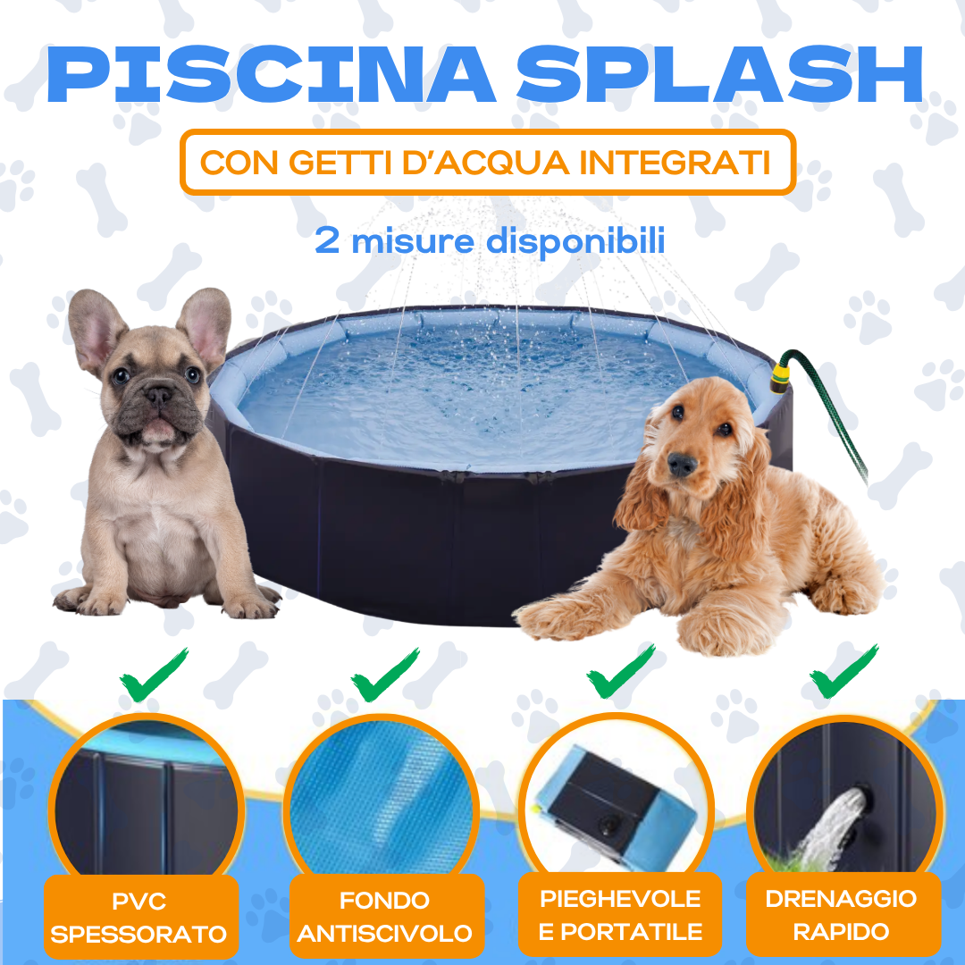 Piscina Professionale Giochi d'Acqua 2 in 1