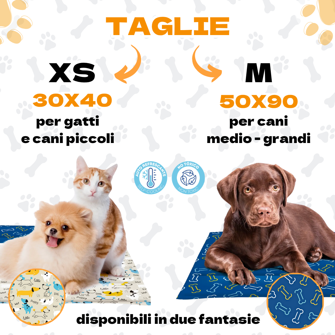Tappetini Refrigeranti Alta Qualità per Cani e Gatti