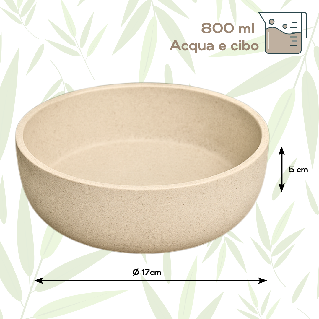 Ciotola Bambù Essential - Acqua e Cibo