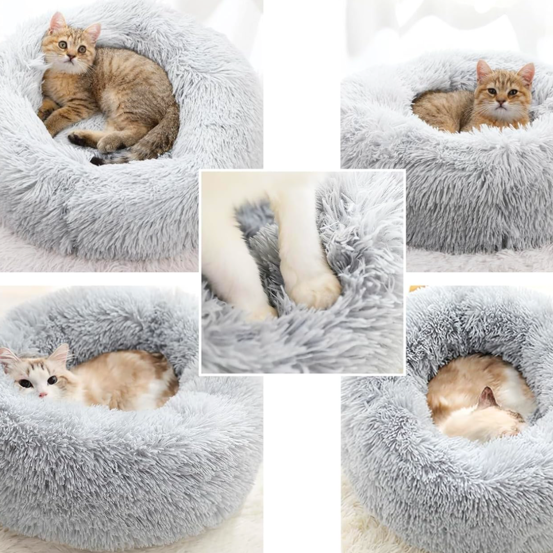 Cuccia Soffice Calmante Lavabile per Gatti e Cani di Piccola Media Taglia