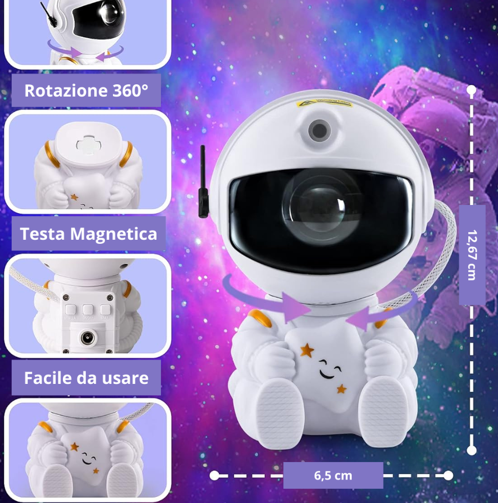 Proiettore Astronauta Galassia a Led