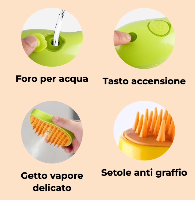 Spazzola Magica con Nebulizzatore